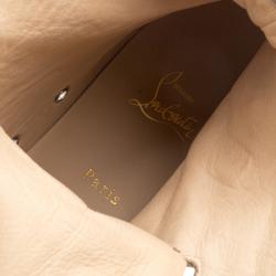 مملوكة مسبقًا حذاء رياضي كريستيان لوبوتان مرتفع من أعلى الفي كانفاس وجلدم سويدي بيج مقاس 45