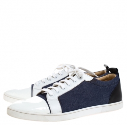 christian louboutin denim sneakers