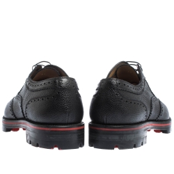 Christian Louboutin Black Brogue Leather Charlie Me Oxfords Size 43