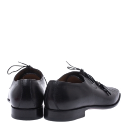 Christian Louboutin Black Leather Capri Oxfords Size 43