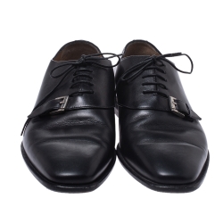 Christian Louboutin Black Leather Capri Oxfords Size 43