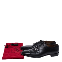 Christian Louboutin Black Leather Capri Oxfords Size 43