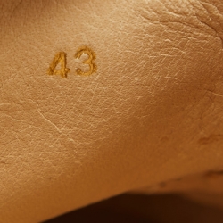 Pre Owned Christian Louboutin Multicolor Brogue Leather Golfito Wingtip Sneakers Size 43