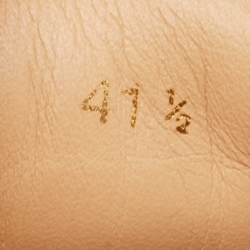 Pre Owned Christian Louboutin White/Grey Leather and Canvas Louboutin Rantulow Sneakers Size Size 41.5