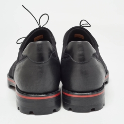 Christian Louboutin Black Fabric and Leather Mika Sky Derby Size 42.5