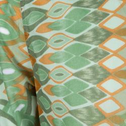 Class By Roberto Cavalli Green Printed Cotton Long Sleeve Button Front Shirt L