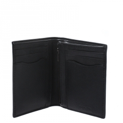 Coach Black Leather Slim Wallet