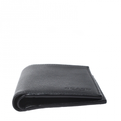 Coach Black Leather Slim Wallet