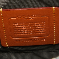 Coach Blue/Black Signature Jacquard Canvas League Messenger Bag