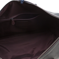 Coach Black/Copper Signature Canvas and Leather Voyager 52 Bag