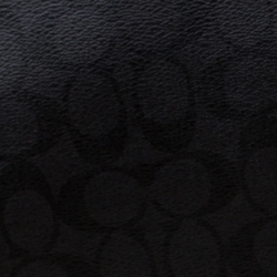 Coach Black/Copper Signature Canvas and Leather Voyager 52 Bag