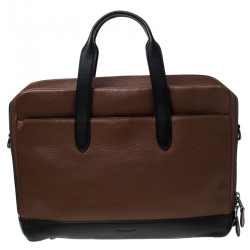 Coach Brown Leather Ultimate Briefcase