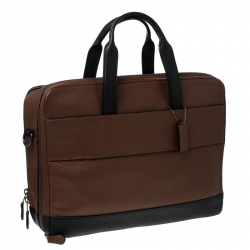 Coach Brown Leather Ultimate Briefcase