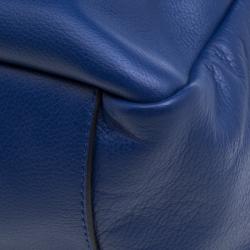 Coach Navy Blue Leather New Varsity Charles Backpack