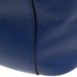 Coach Navy Blue Leather New Varsity Charles Backpack