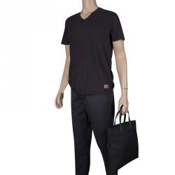 Coach Black Canvas and Leather Tote