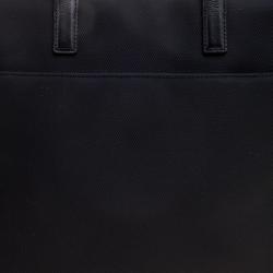 Coach Black Canvas and Leather Tote