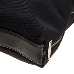 Coach Black Canvas and Leather Tote