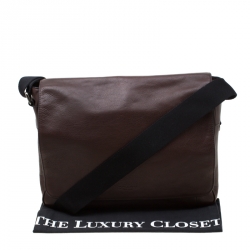 Coach Brown Leather Metropolitan Courier Messenger Bag