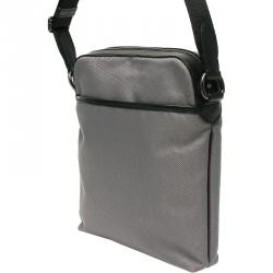 Coach Gray Signature PVC and Leather Crossbody Bag