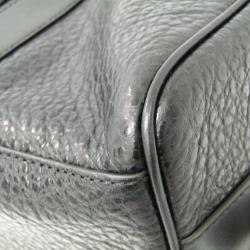 Coach Black Leather Pouch Bag