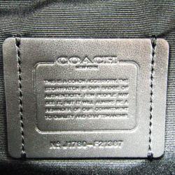 Coach Black Leather Pouch Bag