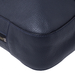 Coach Navy Blue Leather Metropolitan Soft Briefcase Bag
