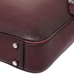 Coach Burgundy Ombre Leather Briefcase 