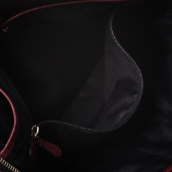 Coach Burgundy Ombre Leather Briefcase 