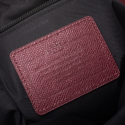 Coach Burgundy Ombre Leather Briefcase 