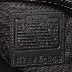 Coach Black Leather Briefcase