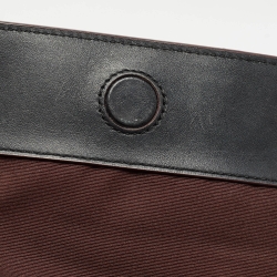 Coach Black Signature Coated Canvas and Leather Hamilton Portfolio Briefcase 
