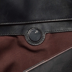 Coach Black Signature Coated Canvas and Leather Hamilton Portfolio Briefcase 
