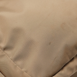 Coach Beige/Brown Leather and Nylon Backpack