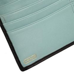 Pre Owned Coach Signature Turnlock Wallet