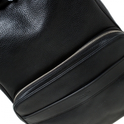 Pre Owned Coach Black Leather Hamilton Backpack