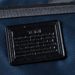 Pre Owned Tumi Grey/Black Fabric Expandable Laptop Briefcase