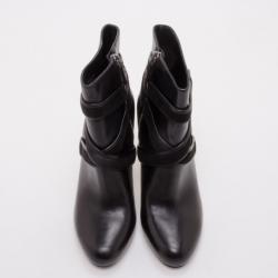 Pre Owned Cole Haan Air Talia Belt Shoe Boots Size 38.5