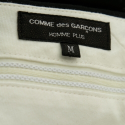 Comme des Garcons Black Shiny Crepe Trousers M