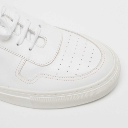 Common Projects White Leather Achilles Low Top Sneakers Size 42