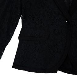 Pre Owned D and G Single Breasted Lace Jacket S