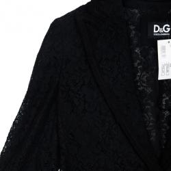 Pre Owned D and G Single Breasted Lace Jacket S