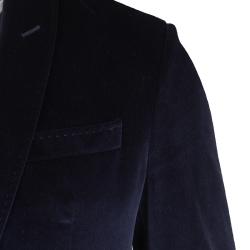 Pre Owned D&G Blue Velvet Tailored Blazer S