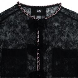 D and G Spark Lace &amp; Chain Jacket M