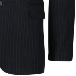 D&G Men's Black Striped Blazer M/L
