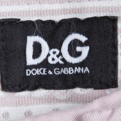D&G Pink Cotton Chinos XS