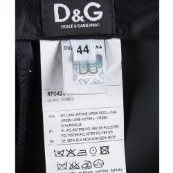 D&G Black Wool Trousers XS