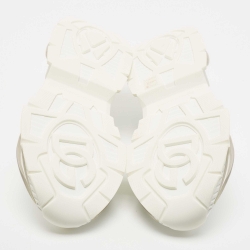 Dolce & Gabbana White Fabric Airmaster Low Top Sneakers Size 45