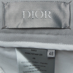 Pre Owned Dior Homme X Air Jordon Grey Cotton Shorts M