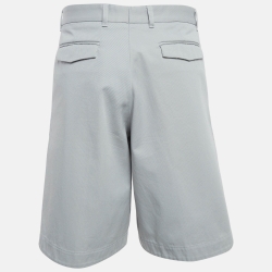 Pre Owned Dior Homme X Air Jordon Grey Cotton Shorts M